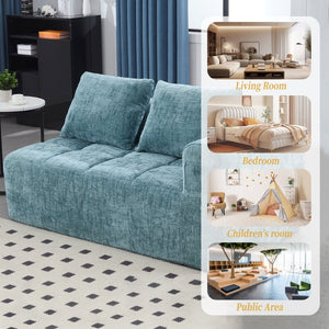 English Elm United Chenille Loveseat Sofa - Modern Minimalist Sleeper For Cozy Living Rooms & Small Spaces W1568P255146-GIGA