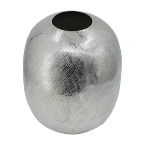English Elm Deni Silver Porcelain Temple Jar with Pierced Lattice Lid for Mantel or Shelf Display B056P416846