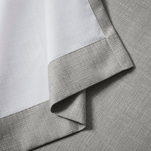 JLA Home SunSmart - Printed Heathered Blackout Window Patio Panel with Thermal Foamback, Noise Reduction, Grommet Top Finish Grey SS40-0108