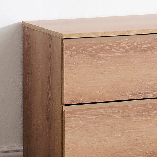 English Elm Devi Oak Wood Closet System – Modular Walk-In Organizer with Durable Melamine, Ample Storage & Easy Assembly B040P311959