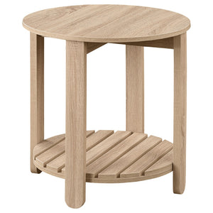 English Elm Hermosa Rustic Open Shelf Coffee and End Table Set for Farmhouse Living Rooms B062S01522