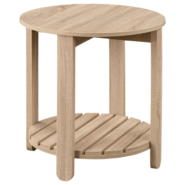 English Elm Hermosa Rustic Open Shelf Coffee and End Table Set for Farmhouse Living Rooms B062S01522