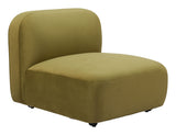 Biak Middle Chair Green 109997 Zuo Modern