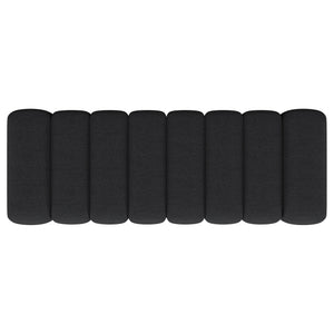 English Elm DelSur Curved Charcoal Tufted Fabric Accent Bench — Backless Modern Upholstered Entryway Seating Stylishly B062P299970