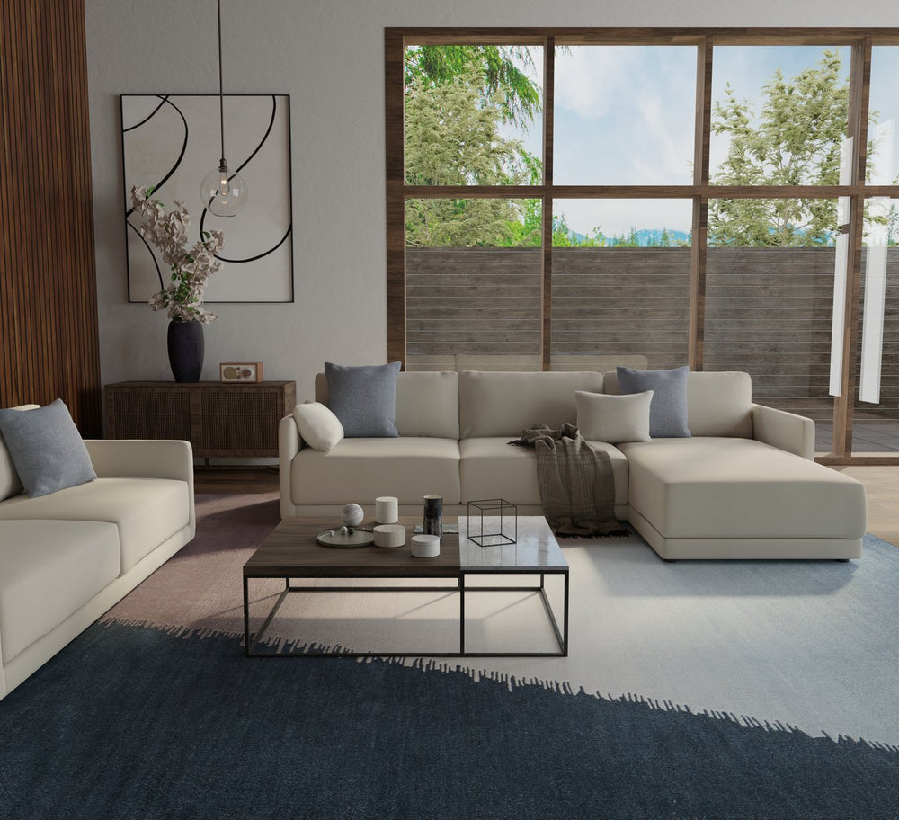 Feizy Rugs Katya Modern Hand-tufted Wool Rug - Geometric & Abstract Design For Stylish Home Décor Enhancement Taupe,Blue,Tan Wool Kty8990fgrnmlth00