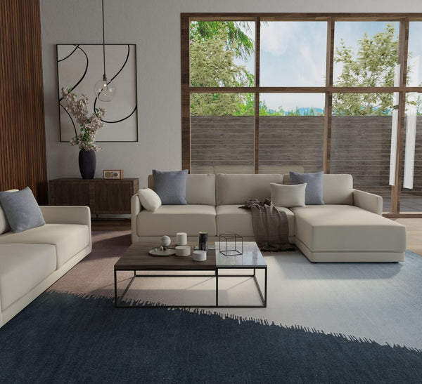 Feizy Rugs Katya Modern Hand-tufted Wool Rug - Geometric & Abstract Design For Stylish Home Décor Enhancement Taupe,Blue,Tan Wool Kty8990fgrnmlth00