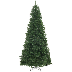 English Elm Homcom 9Ft Artificial Christmas Tree With 2132 Branch Tips, Easy Setup & Sturdy Steel Base For Holiday Decor W2225P229281
