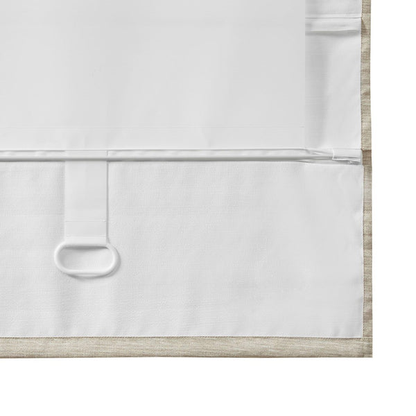 English Elm Printed Faux Silk Room Darkening Cordless Roman Shade with Thermal Foam Backing, OEKO-TEX Certified Elegance Ivory 6.36 L x 11.42 W x 7.48 H B03598304