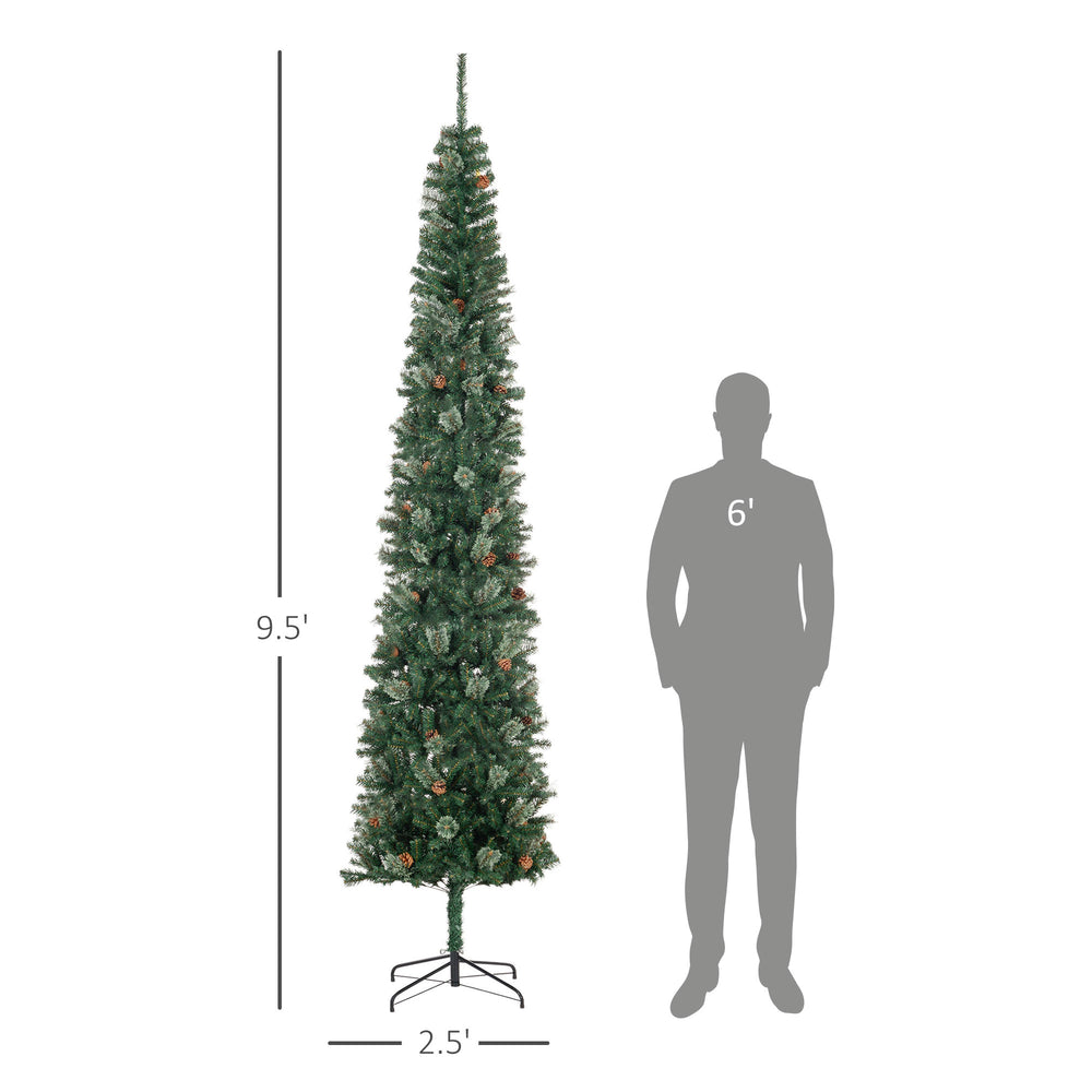 English Elm Christmas Half Tree 5ft Pvc Auto Open Branches Steel Base Wall Hugging Indoor T3971P414576