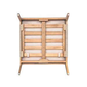English Elm Outdoor Acacia Hardwood Rope Weave Patio Chair Set Handcrafted with Cushions N757P408834B