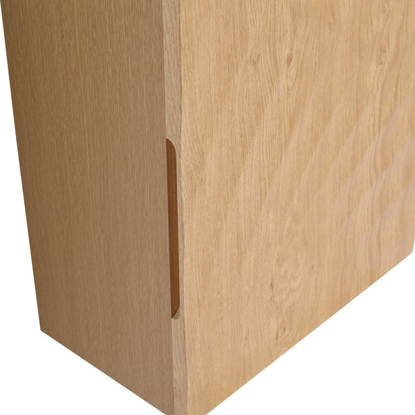 English Elm 18.5" Wall-Mounted Bathroom Vanity With Soft-Close Door & Resin Sink For Coastal Charm & Storage W1972P362136