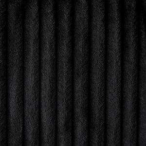 English Elm U U Shaped Sleeper Sofa with Pull-Out Bed and Hidden Chaise Storage, Plush Corduroy Comfort Black W1417S00136