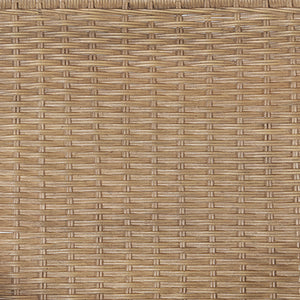 JLA Home Madison Park - Accent Chair Rattan & Mahogany High-Back with Recessed Arms, Fully Assembled Coastal-Boho Style MP100-1011