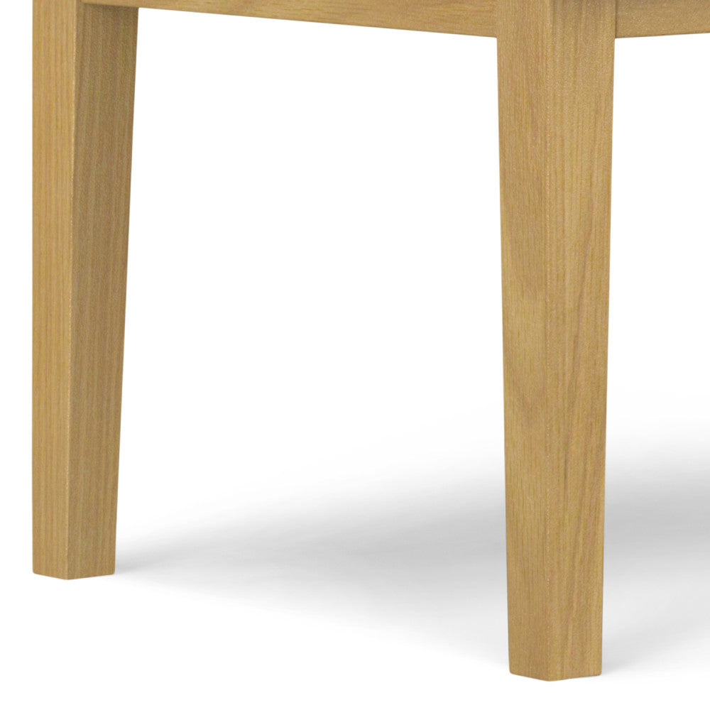 English Elm Eastwood Oak Dining Table 66"x40" Solid Oak Veneer, Thick Legs, Hand-Finished Lacquer, Seats 6 B136P203500