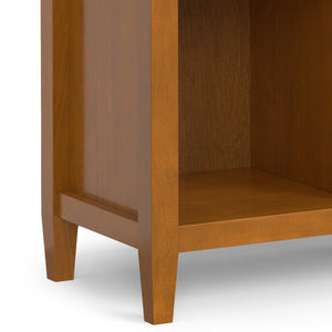 English Elm Warm Warm Shaker 9 Cube Storage Brown Pine 9-Cube Organizer Handcrafted Solid Wood 15.8x44x48" Transitional B136P238618