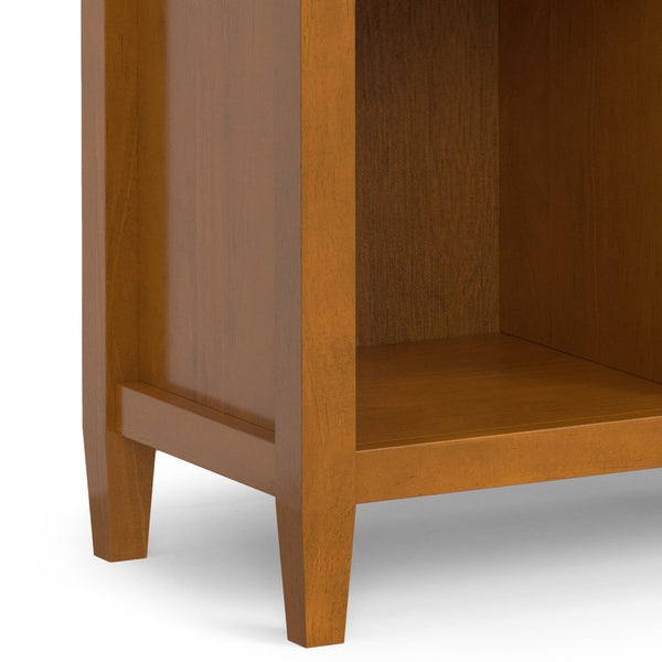English Elm Warm Warm Shaker 9 Cube Storage Brown Pine 9-Cube Organizer Handcrafted Solid Wood 15.8x44x48" Transitional B136P238618