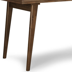 English Elm Clarkson Desk - Handcrafted Solid Acacia Wood In Rustic Natural Aged Brown For Home Office Style B136P158778