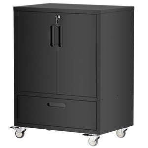 English Elm Tool Cabinet on Wheels Heavy Duty Steel Garage Workshop Organizer with Locking Casters T2398P407327