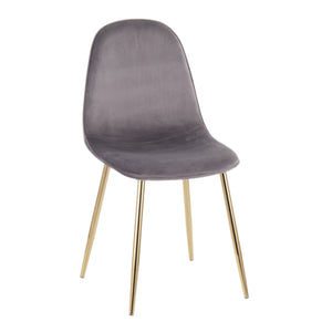 English Elm Mid-century Modern Dining Chairs with Wood Slat Back and Upholstered Seat Set of 2 B202P223628