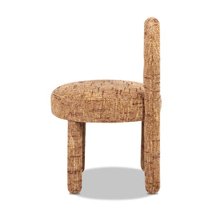 English Elm Jennifer Taylor Home - Penny Arched Upholstered Dining Side Chairs (Set of 2) in Golden Rust Orange Chenille — Modern Comfort B2719P269265