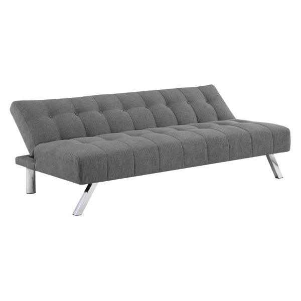 OSP Home Furnishings Sawyer Futon Grey