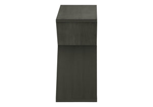 English Elm Accent Table - Stylish Dark Green Veneer End Table With Smart Storage For Small Spaces & Modern Decor B2710P219486