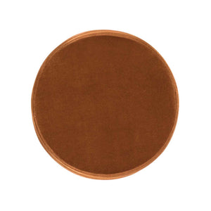 English Elm Jennifer Taylor Home - Fuji Oversized Round Storage Ottoman with Bouclé Upholstery, Kiln-Dried Birch Frame & Hidden Compartment Burnt Orange B2719P238419