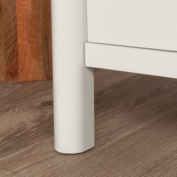 English Elm Storage Cabinet - Sleek White Finish With Adjustable Shelves For Stylish, Versatile Organization Solutions B356P402649-GIGA