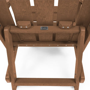 English Elm Shoreline Recycled Hdpe Folding Adirondack Chair Fully Assembled Modern Patio Seating Teak B2745P409679