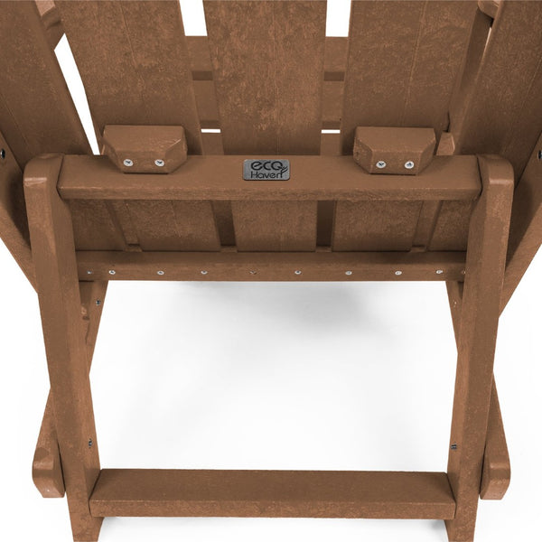 English Elm Shoreline Recycled Hdpe Folding Adirondack Chair Fully Assembled Modern Patio Seating Teak B2745P409679