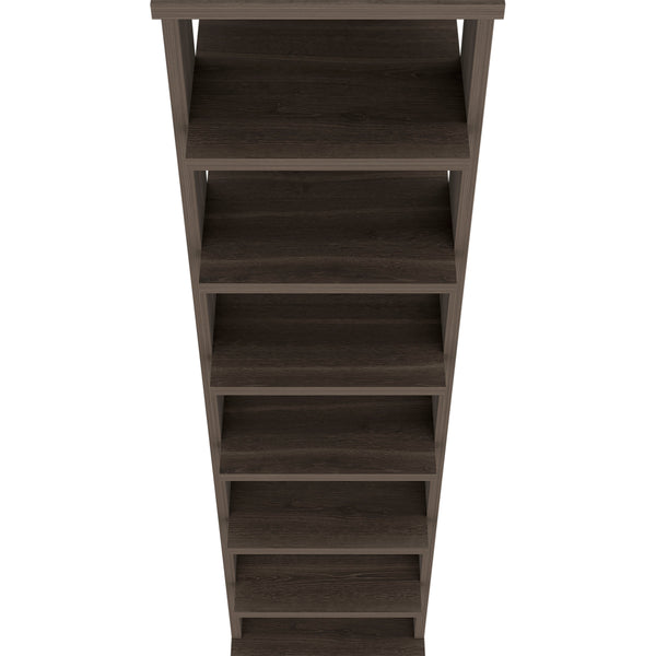 English Elm Fm Furniture Ivonny 7-Tier Freestanding Shoe Rack - Slim, Modern Organizer For Easy Access & Style B128P361093