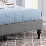 Christopher Knight Home® - Noble House - Atterbury Fully-Upholstered Queen-Size Platform Bed Frame