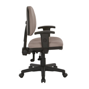 OSP Home Furnishings Sculptured Ergonomic Office Chair with Lumbar Support and Greenguard Certified Padding Stratus 8180-R103