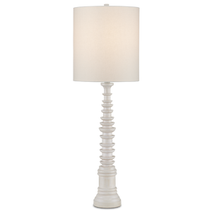 Malayan White Table Lamp