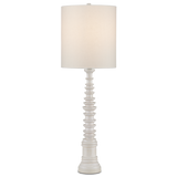 Malayan White Table Lamp