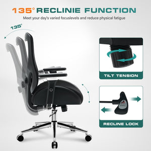English Elm Big Tall Ergonomic Mesh Office Chair with 4d Armrests and Lumbar Support 750 Lb W1521P478259