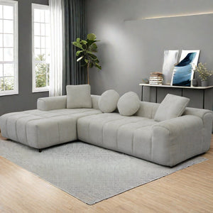 English Elm Modern Chenille Tufted Sleeper Sofa with Usb Port and Storage for Guest Rooms W1183S00008