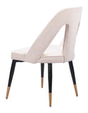 Artus Dining Chair Ivory 110002 Zuo Modern