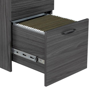 OSP Home Furnishings Napa Mobile Pedestal Cabinet with Locking Casters for Office or Break Room Use Ff NAP-86-SGW
