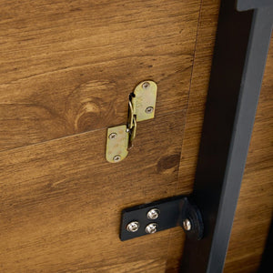 English Elm Table Modern Extendable Dining Set With 4 Pu Chairs - Space-Saving Design For Stylish Gatherings W1151S03938-GIGA