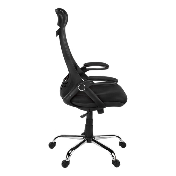 English Elm Office Juvenile Ergonomic Desk Chair with Breathable Mesh Back, Padded Seat, Swivel Mobility and Tilt Control Black 28 L x 13 W x 25 H B2710P219670