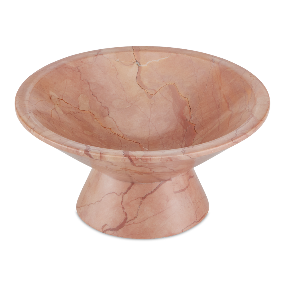 Lubo Rosa Bowl – Exquisite Rosa Cappuccino Marble Design Perfect for Home Décor and Fruit Display