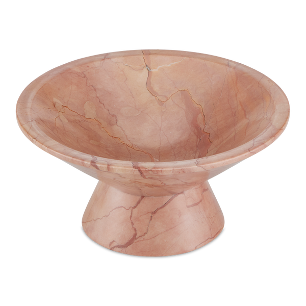 Lubo Rosa Bowl – Exquisite Rosa Cappuccino Marble Design Perfect for Home Décor and Fruit Display
