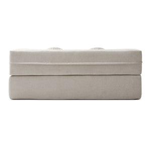 English Elm 2-in-1 Folding Floor Sofa Foam Sleeper Twin Futon Couch for Compact Living Spaces Khaki W1117P419831