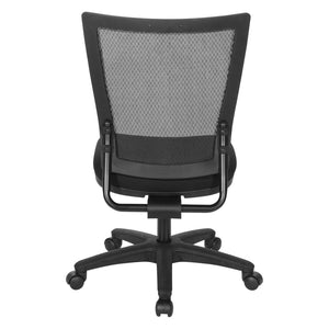 OSP Home Furnishings Office Task Chair with Breathable Mesh Back and Padded Seat for Home or Pro Use SPX69373