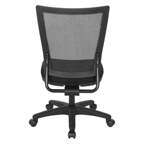 OSP Home Furnishings Office Task Chair with Breathable Mesh Back and Padded Seat for Home or Pro Use SPX69373