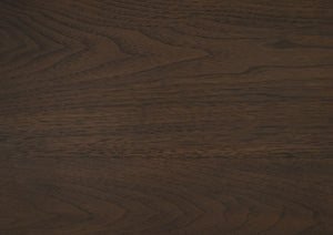 English Elm Walnut Modern Farmhouse Dining Set - 7Pc Table With Self-Storing Leaf & 6 Upholstered Chairs B011S01380-GIGA