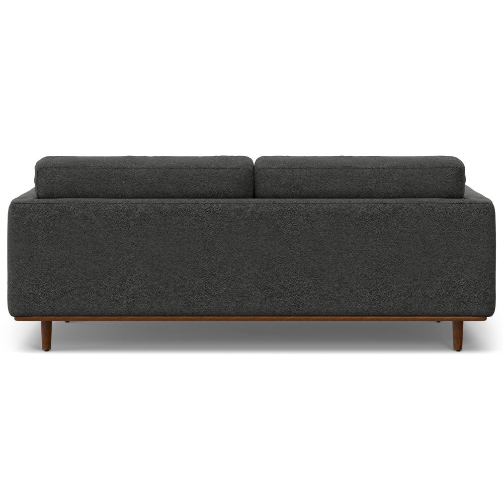 English Elm Morrison 2-Piece Sofa And Ottoman Set - Modern Charcoal Grey Comfort With Eco-Friendly Design B136P199227