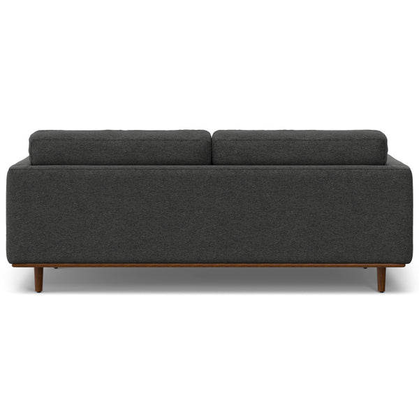English Elm Morrison 2-Piece Sofa And Ottoman Set - Modern Charcoal Grey Comfort With Eco-Friendly Design B136P199227