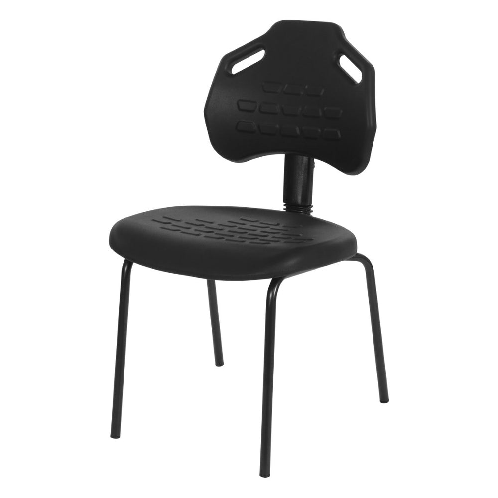 OSP Home Furnishings Armless Guest Chair Urethane Seat Ergonomic Office Reception Adjustable Back Support KH81391